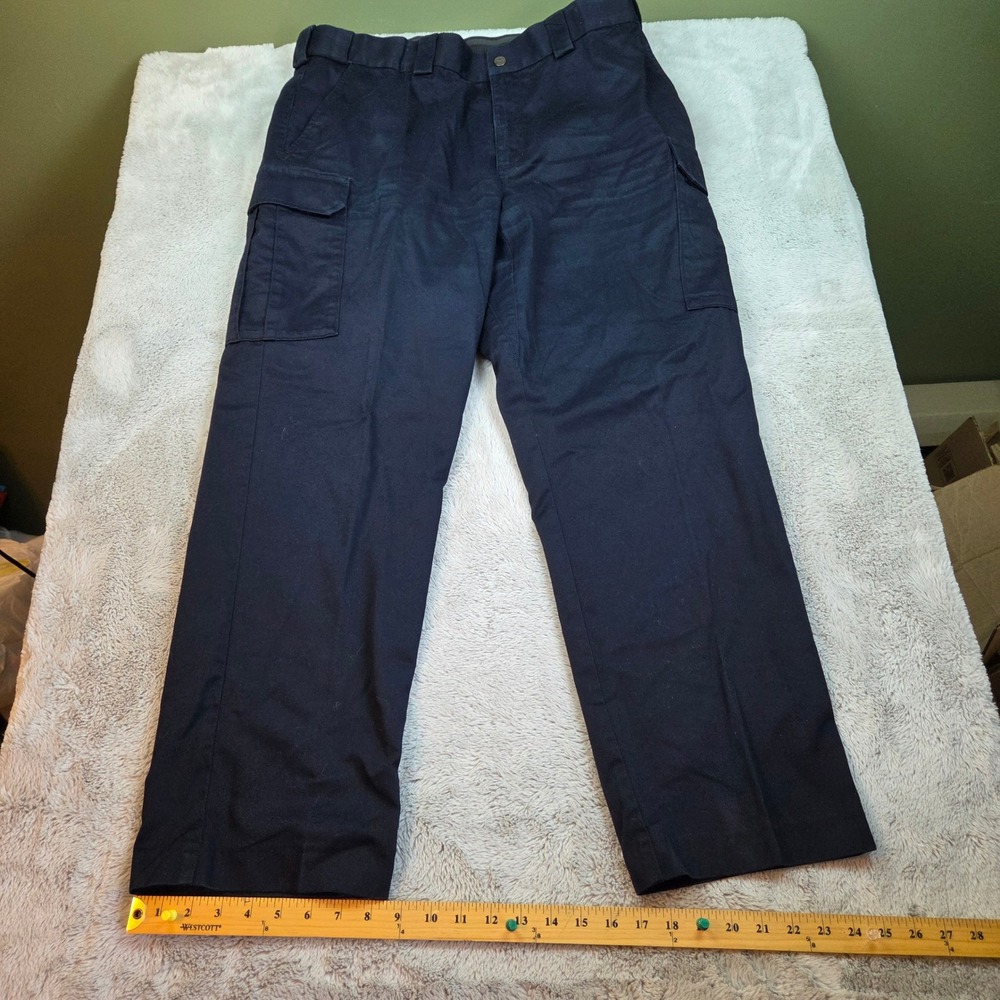 5.11 Tactical Series Cargo Pants Mens 40 Straight Leg Utility Pockets Navy Blue